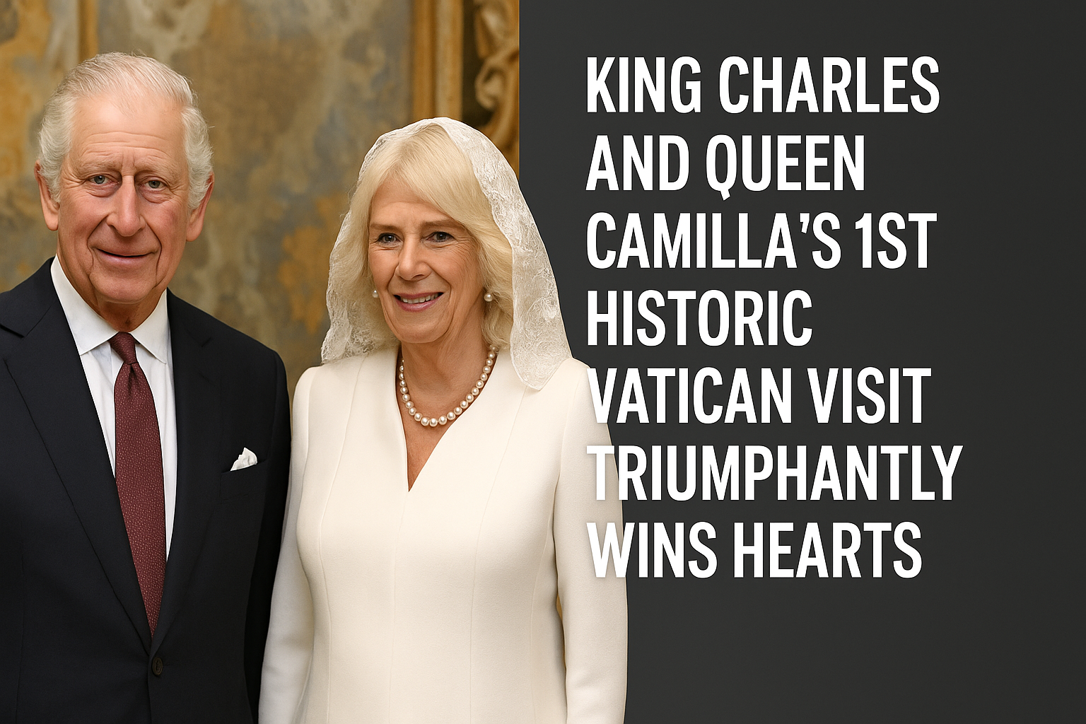 “King Charles and Queen Camilla Triumphantly Make History at Vatican 2025”
