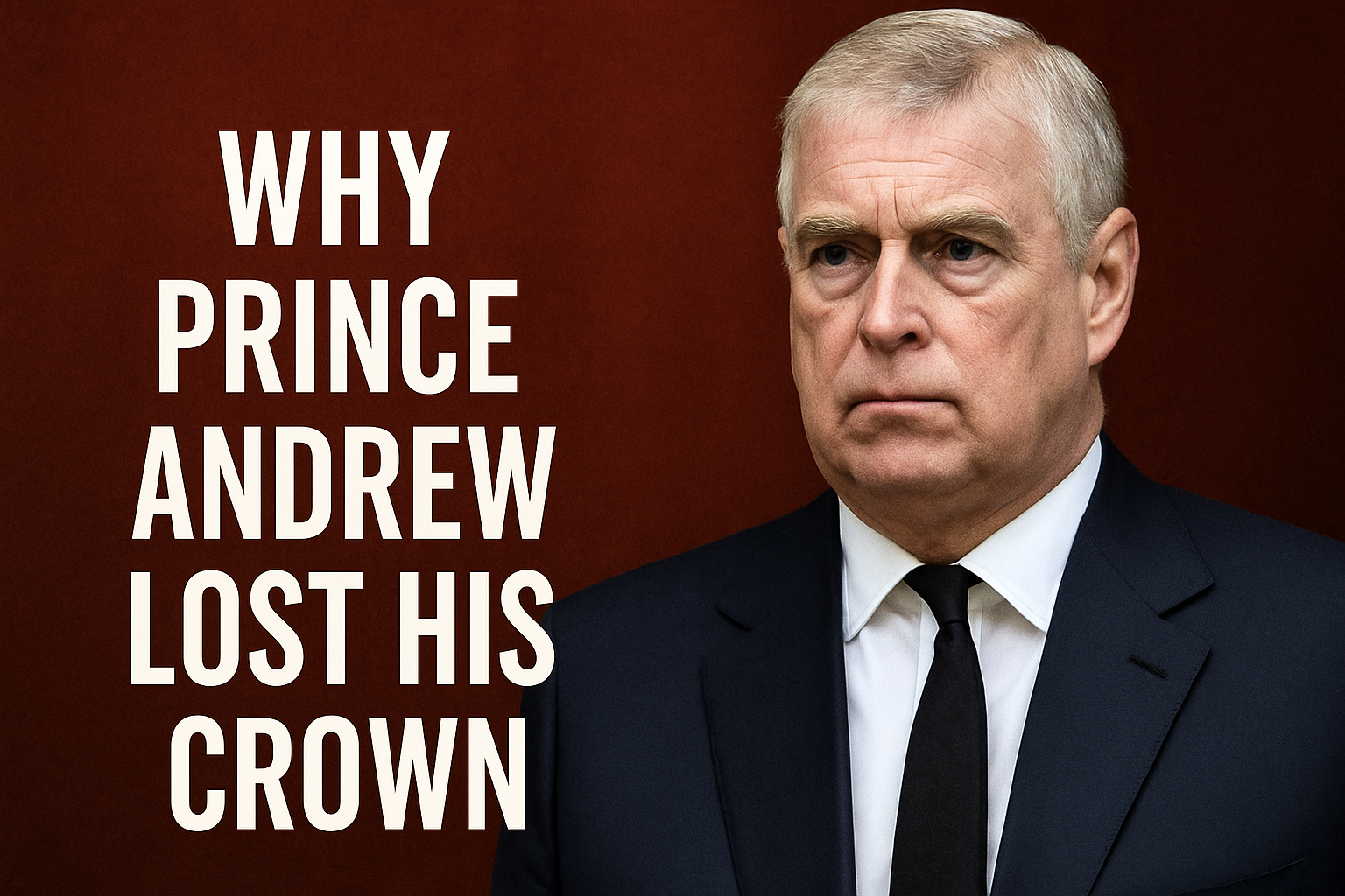 Lost His Crown: 5 Revealing Reasons Behind Prince Andrew’s Fall
