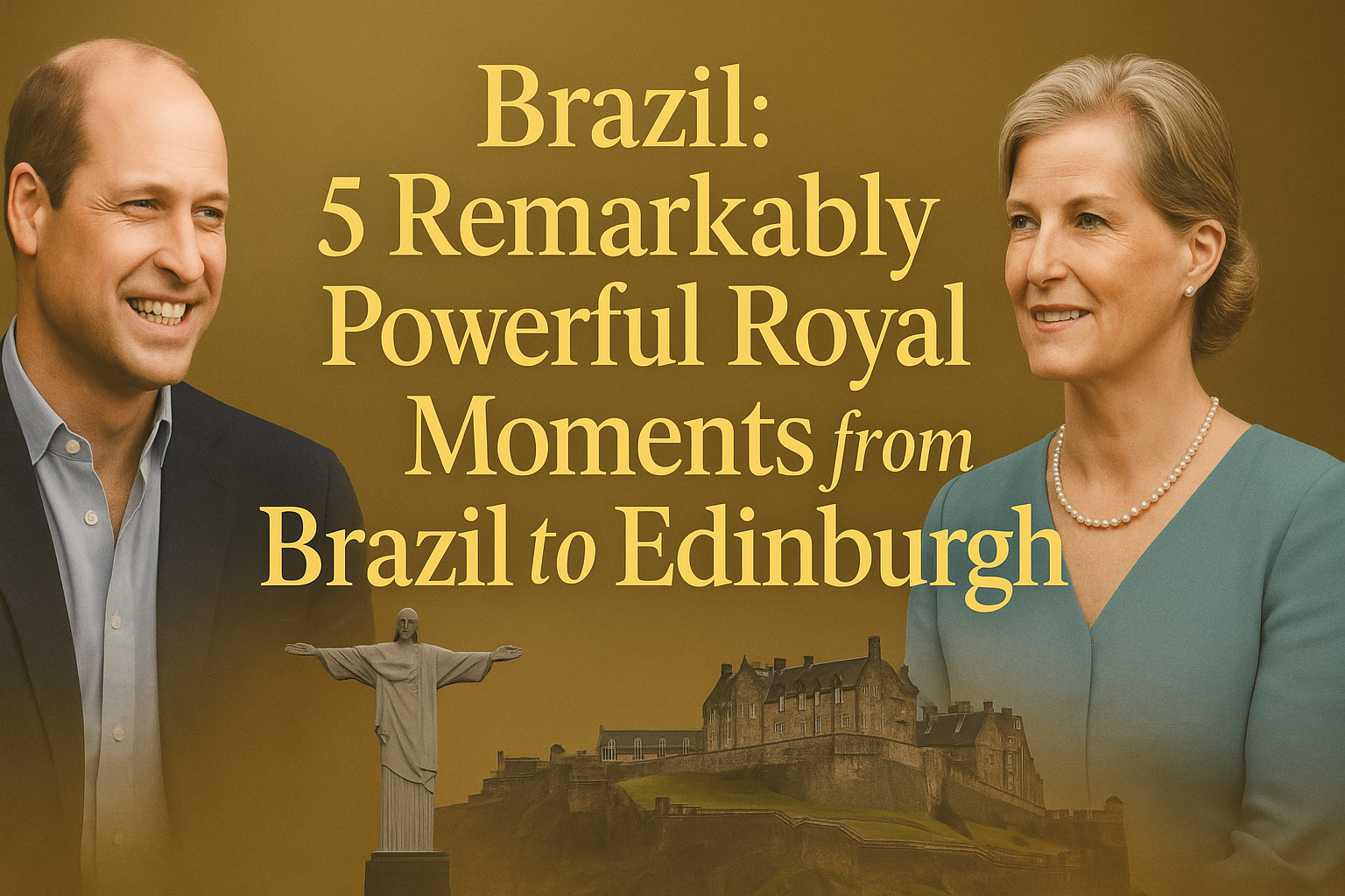 “Brazil: 5 Remarkably Powerful Royal Moments from Brazil to Edinburgh”