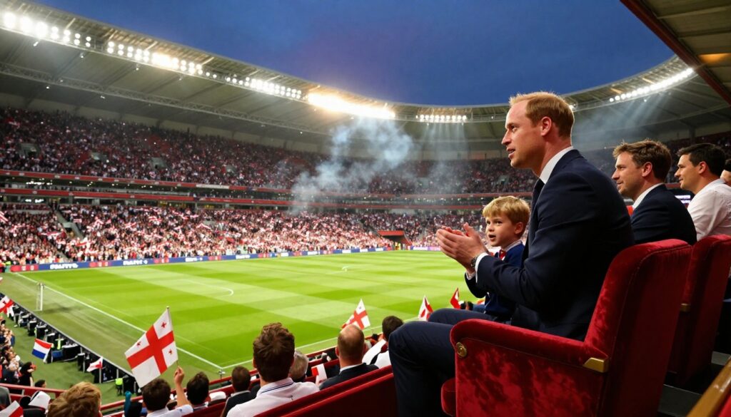 Prince William U.S. Trip 2026 with Prince George at World Cup stadium