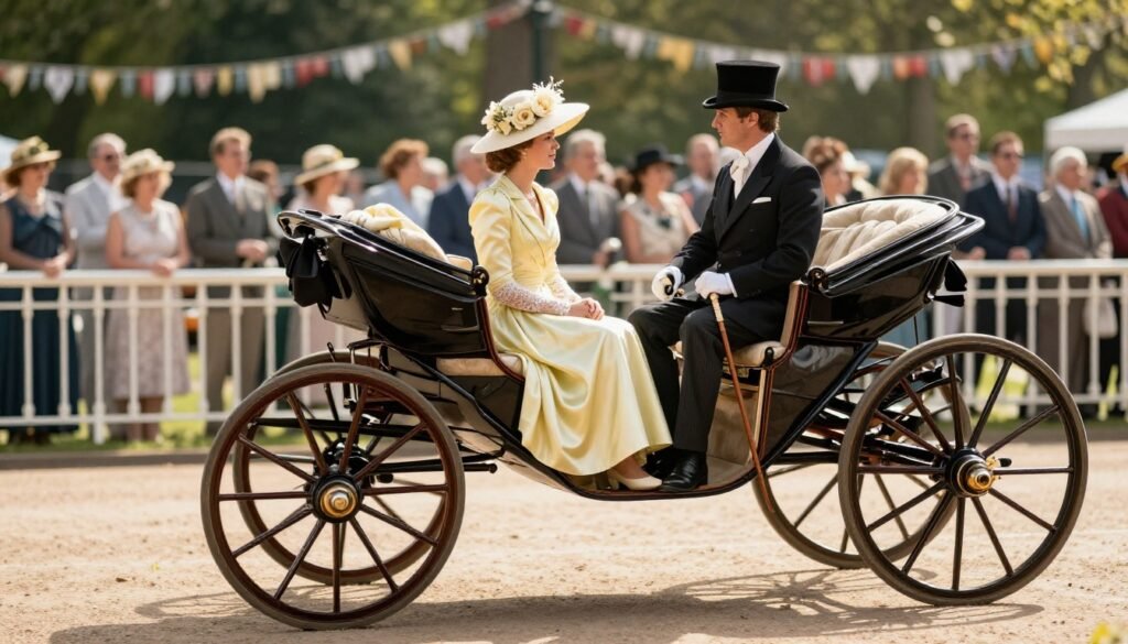 Kate Ascot 2026 Princess of Wales smiling and waving from royal carriage at horse racing event