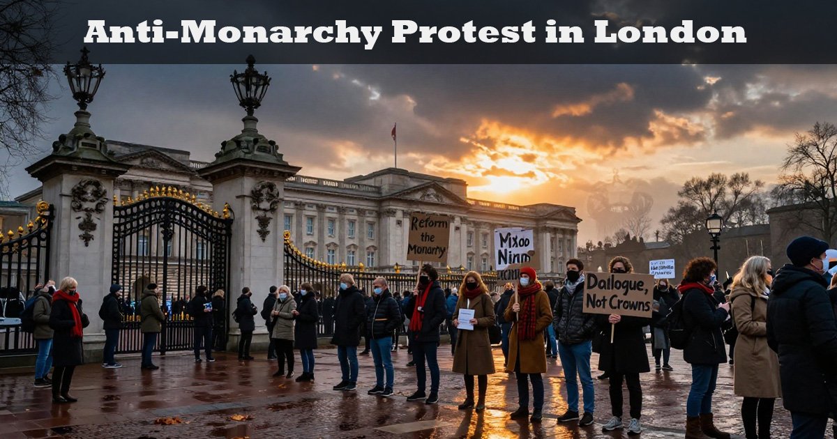 Anti-Monarchy Protest in London