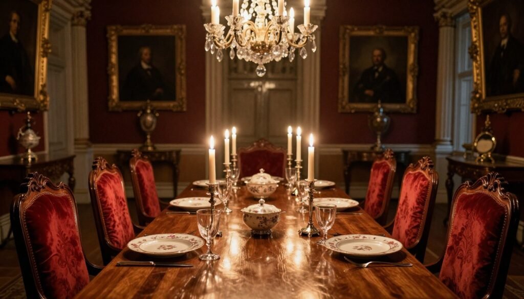 king charles dinner scotland private royal family meeting at holyroodhouse dining table
